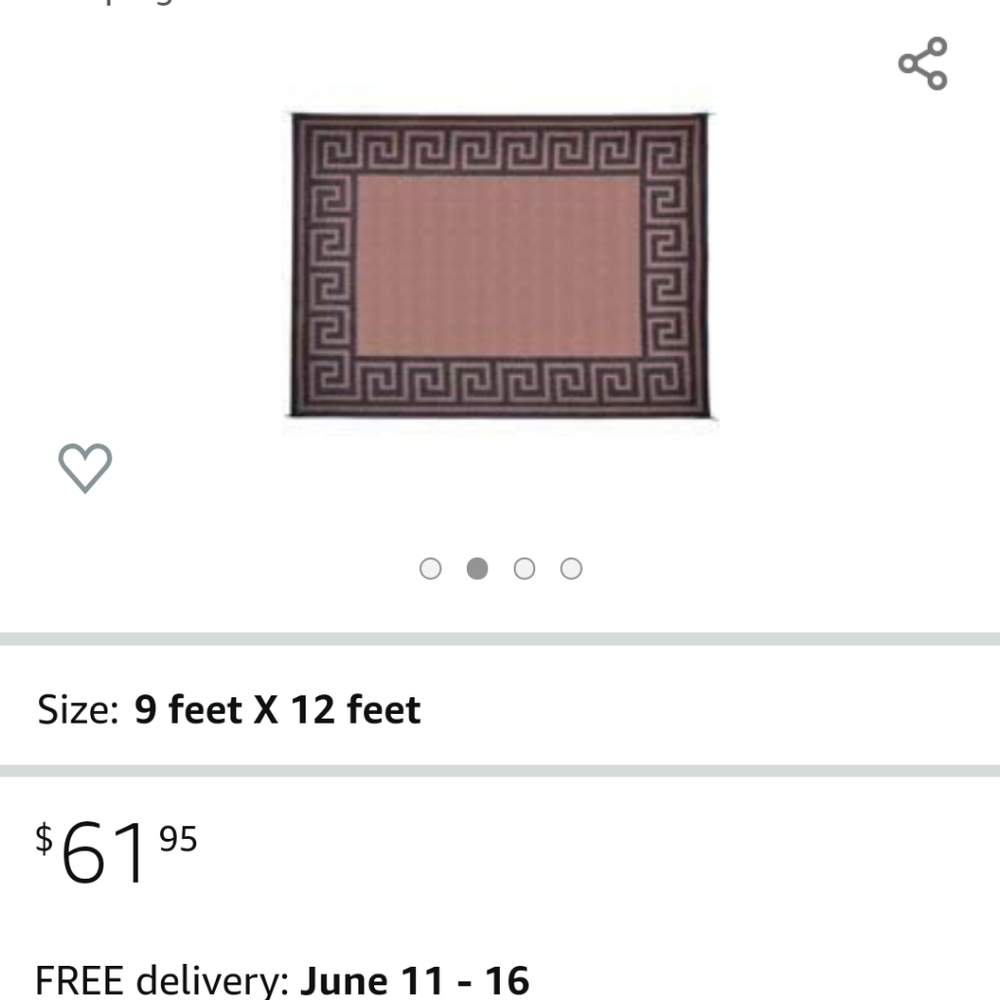 Patio rug/mat